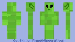 Alien Minecraft Skin 的图像结果