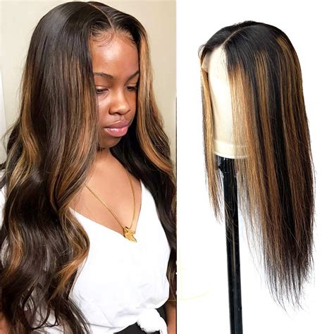 Black Hair With Natural Highlights