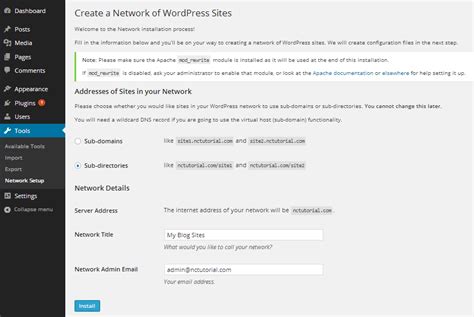 WordPress Multi Site FAQ - Knowledgebase - OBHost LLC
