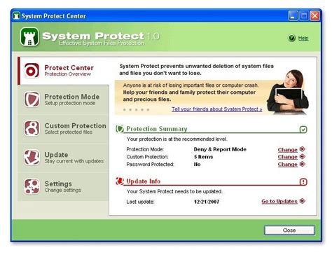Image result for System Protection Software