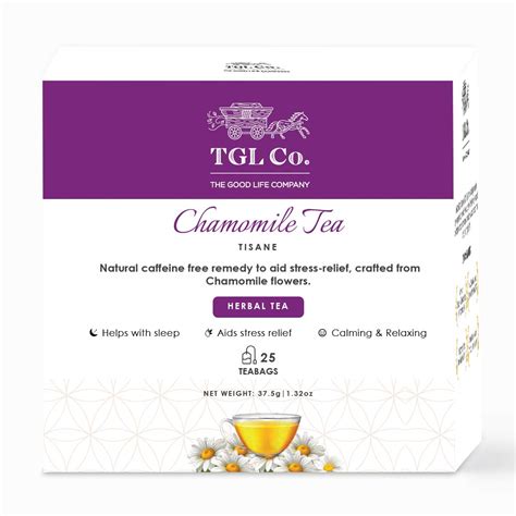 TGL Co. The Good Life Company Chamomile Tea Bags 37.5 gram (25 Tea Bags ...