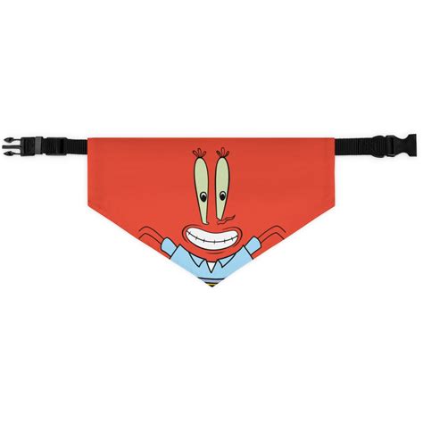Mr. Krabs Dog Bandana | Spongebob dog bandana, Dog Halloween Costume ...