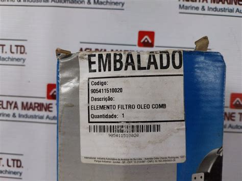 Mwm Motores 9.0541.15.1.0020 Oil Filter Element – Aeliya Marine