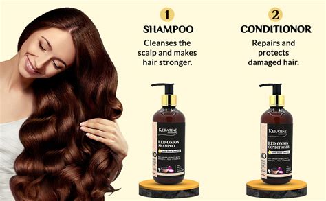 Buy KERATINE PROFESSIONAL Sulphate free Red Onion Oil Hair Shampoo ...