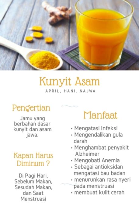 manfaat jamu kunyit asam jawa gula merah