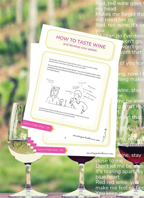 How To Taste Wine — Sunday School Wine