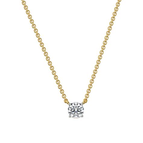 2 CT Solitaire Lab Grown Diamond Necklace – Emori
