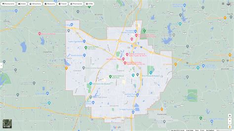Tupelo, Mississippi Map