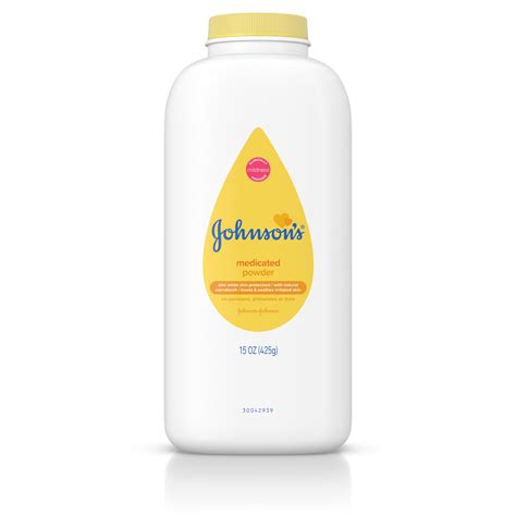 Johnsons Medicated Baby Powder with Zinc Oxide and Cornstarch, 15 oz ...