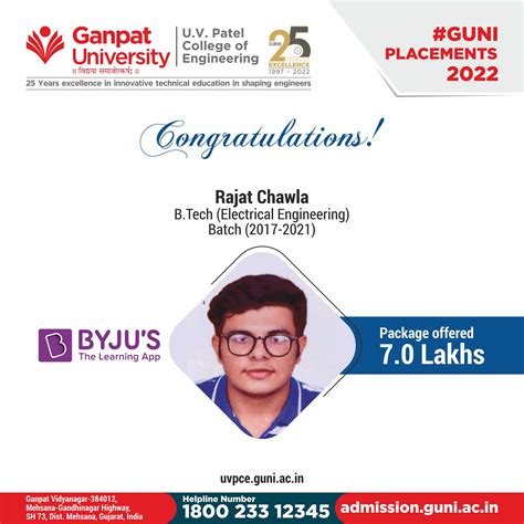 ELECTRICAL PLACEMENT Ganpat University-U.V.Patel College of Engineering