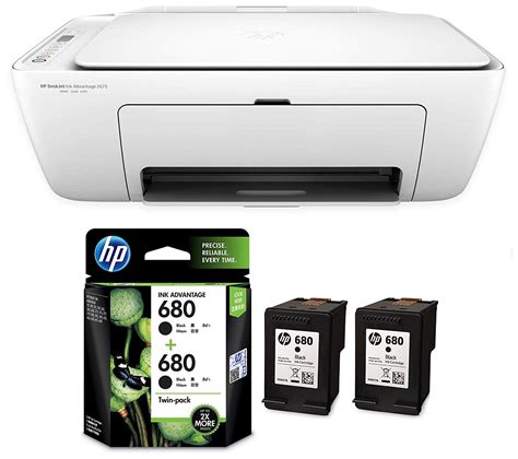 HP DeskJet 2675 All-in-One Ink Advantage Wireless Colour Printer (White ...