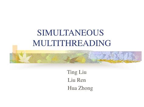 Image result for Simultaneous Multithreading
