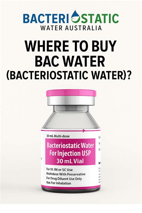 Where to Buy Bac Water (Bacteriostatic Water)?