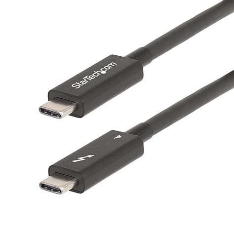 Thunderbolt Cable | StarTech.com 6ft Active Thunderbolt 4 Cable 40Gbps ...