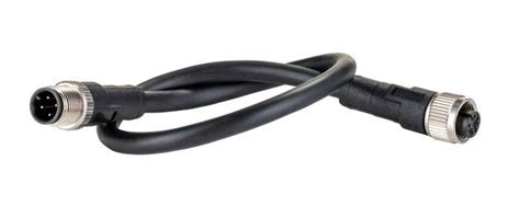 RS PRO | RS PRO Straight Male 4 way M12 to Straight Female 4 way M12 ...