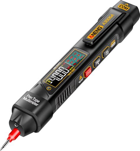 DeWire 2-in-1 Pen Multimeter with Color Display - Smart Digital ...