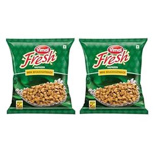Vimal Bhakharwadi Authentic Small Snack 400 gm (Pack of 2) - Perfectly ...