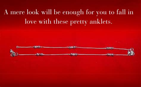 Eboxi Oxidised Silver Single Chain Designer Traditional Anklet for ...