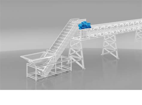Flow material conveying
