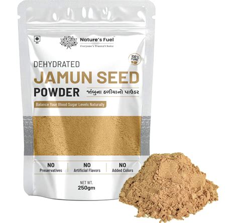 Dehydrated Jamun Seed Powder (250g) (જાંબુના ઠળીયાનો પાઉડર) – Khurat Foods
