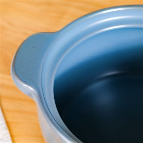 Blue And White Stovetop Ceramic Cookware 2300ml Online - Premium ...