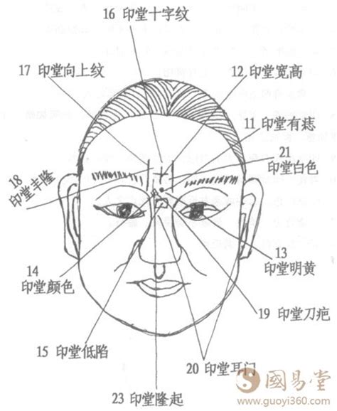 面相印堂命宫，面相印堂相法绝学_印堂_国易堂周易算命网