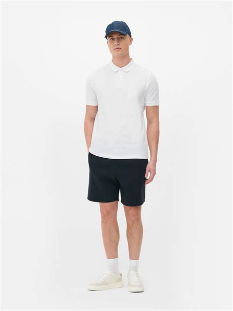 Mens White Short Sleeve Polo Shirt | Primark