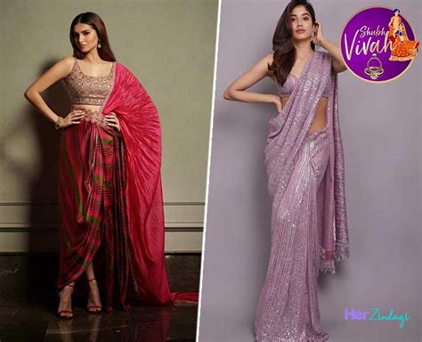 Celeb Approved Saree Drapes For Wedding Functions | Herzindagi
