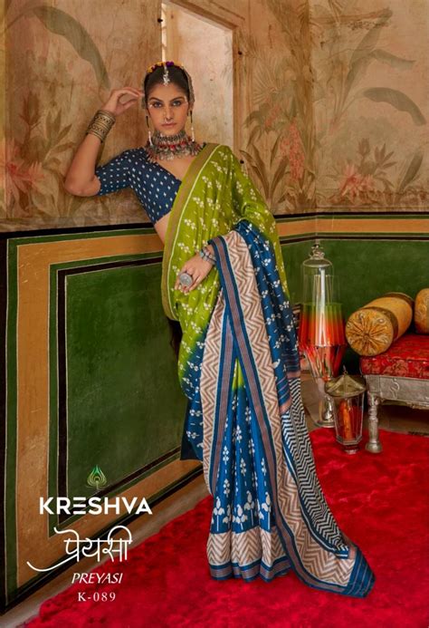 Kreshva Preyasi Mercerizer Sigma Silk Saree Collection