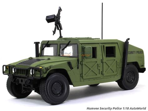 Humvee Security Police 1:18 Auto World diecast scale model car | Scale ...