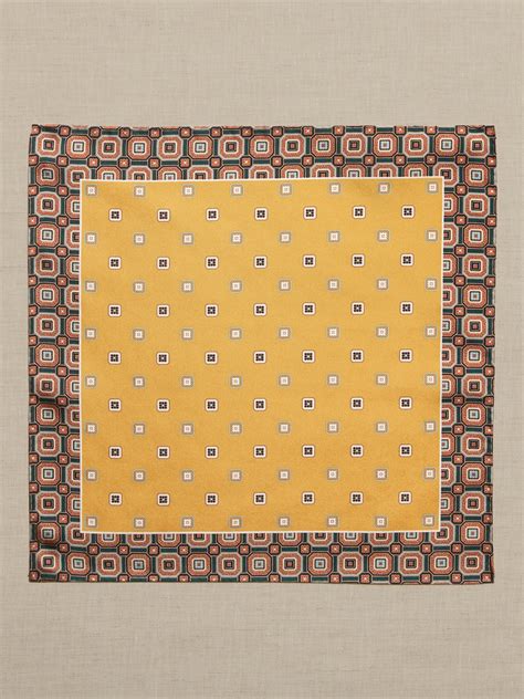 Foulard Silk Pocket Square | Banana Republic