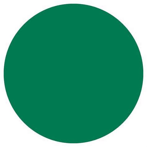 1 1/2 in Dia, Green, Inventory Label - 41F274|30663 - Grainger