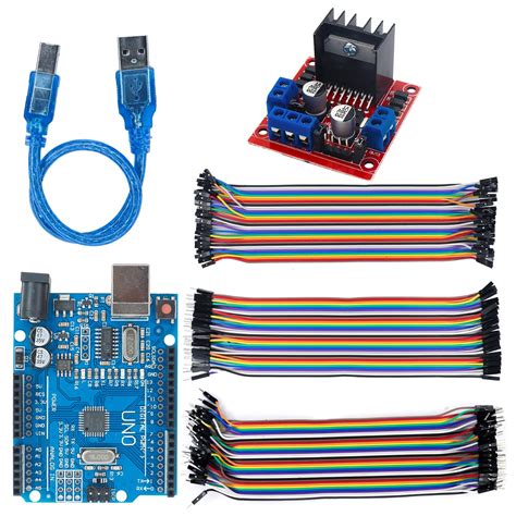 Electronic Spices Combo of Jumper wire with L293D Motor Drive & UNO ...
