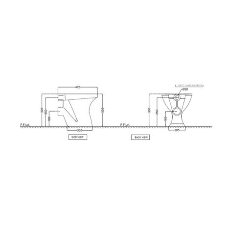 Jaquar Wall Mounted White Closet WC Continental CNS-WHT-551PNPP184LZ ...
