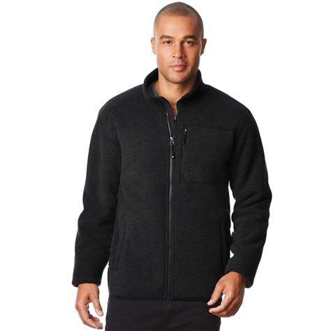 32° Degrees Men's Sherpa Lined Fleece Jacket in 4 Colours and 5 Sizes ...