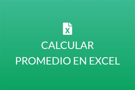 Image result for Formula Promedio Excel