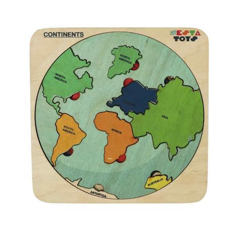 Earth Core Puzzle with Continents | Educational STEM Toy for Kids ...