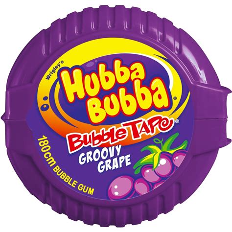 Hubba Bubba Groovy Grape Bubble Gum Tape 56g | BIG W