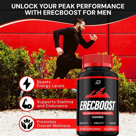 (2 Pack) Erecboost for Men Capsules - Erec Boost Vitamin Complex Pills ...