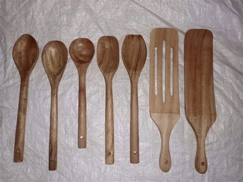 Wooden Cutlery - Kitchen Wooden Spatula Set Trader - Retailer from Mumbai
