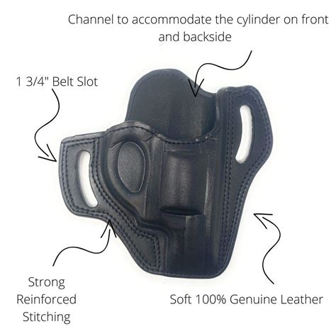 Buy Cardini Leather - OWB Leather Holster for S&W J Frame, for Ruger ...
