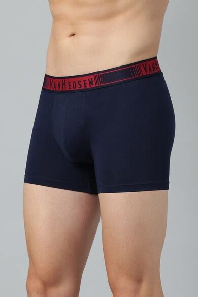 Buy Men Navy Solid Trunk Online - 665899 | Van Heusen