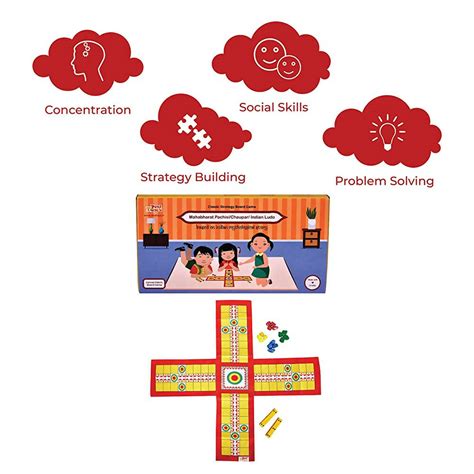 Buy Desi Toys Mahabharat Pachisi/Chaupar/Chopad/Chaupad/Indian Ludo ...