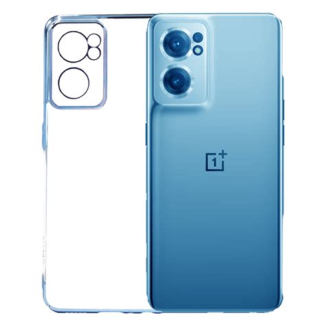 Oneplus Nord CE 2 Cover - Noble New Blue Transparent Case (Slim Clear Case)