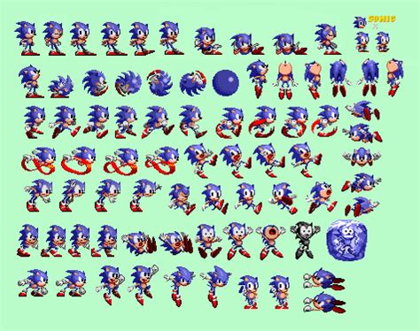 Custom Sonic Sprite Sheet by LexTheDeviant369 on DeviantArt