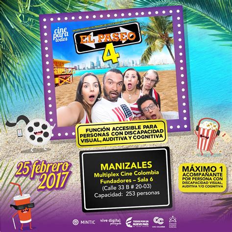 Cine Para Todos inicia su ciclo 2017 con ‘El Paseo 4’ - Eje21