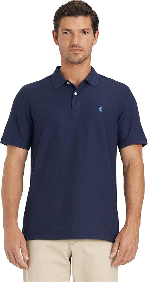 Buy IZOD Men's Advantage Performance Short Sleeve Polo Shirt Online at ...