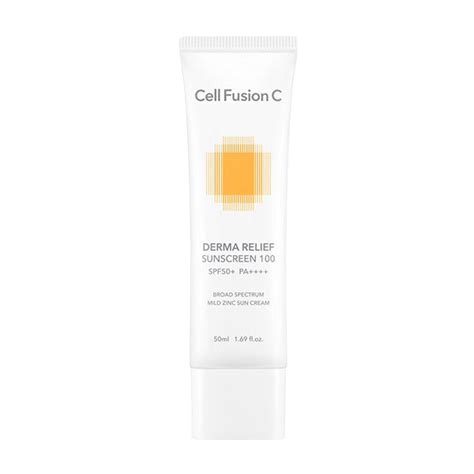 [CellFusionC] Derma Relief Sunscreen 100 SPF50+/PA++++ 50ml – Luxiface.com