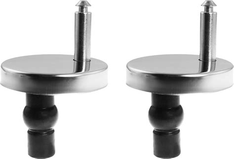 Buy ZRM&E 2 Pcs Toilet Seat Hinge Fixings Fittings Rubber Back Quick ...