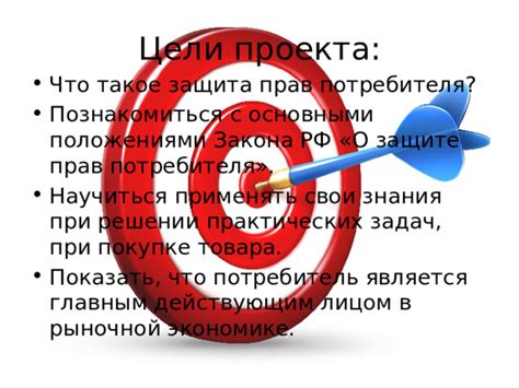 Защита прав потребителей.Индивидуальный проект ученика 11 класса.